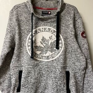 Canada Weather Gear Women’s Gray Logo Hoodie size XL